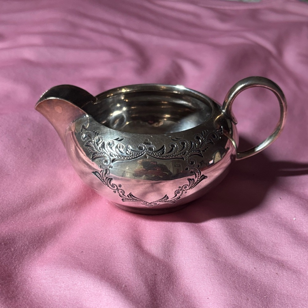 Silver Creamer with Handle